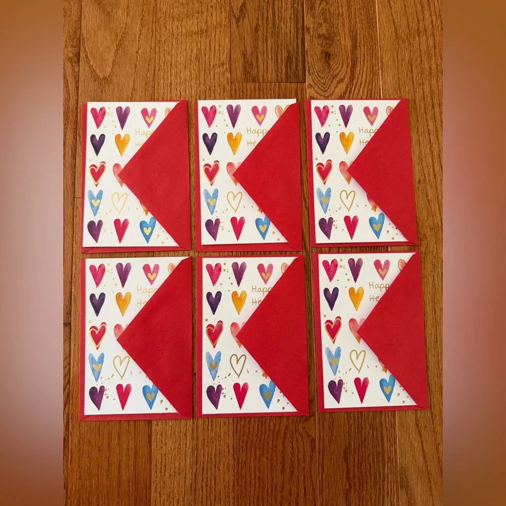 6 of Hallmark Vibrant Happy Heart Day with Red Envelopes